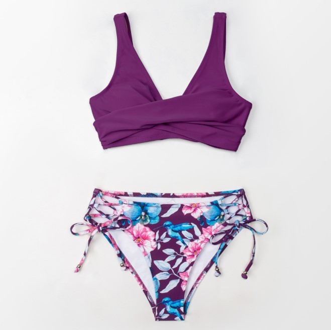 Printed Swimsuit Bikini Swimsuit Women-Aria Doejay