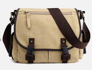 Men's Canvas Shoulder Bags Casual Men's Bags Messenger Bags Multifunctional Bags-Aria Doejay