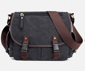 Men's Canvas Shoulder Bags Casual Men's Bags Messenger Bags Multifunctional Bags-Aria Doejay