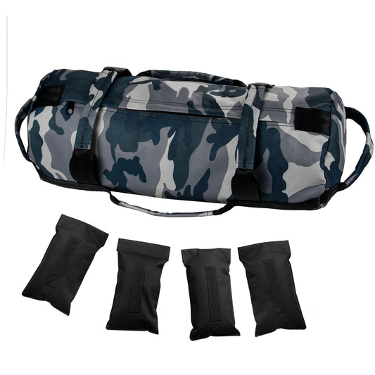 Camouflage Sports Fitness Weightlifting Bag-Aria Doejay