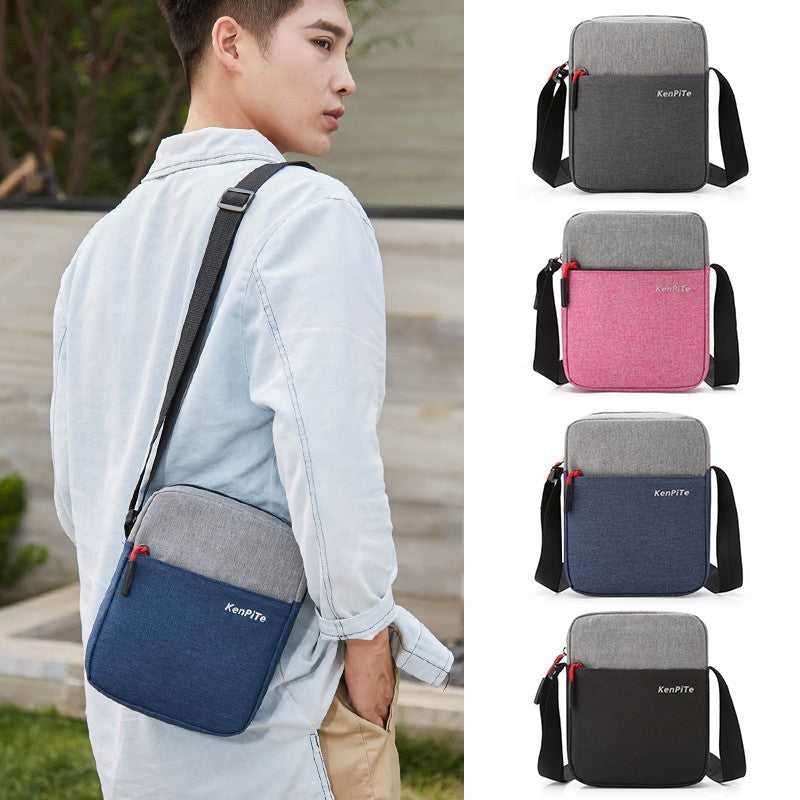 Messenger Bag Fashion Shoulder Bag Casual Bag Diagonal Mobile Phone Bag Men's Small Bag-Aria Doejay