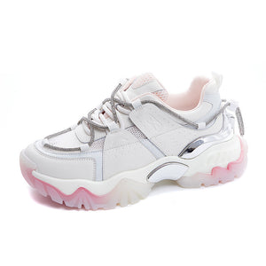 Low Cut Shallow Mouth Student White Shoes