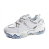 Low Cut Shallow Mouth Student White Shoes