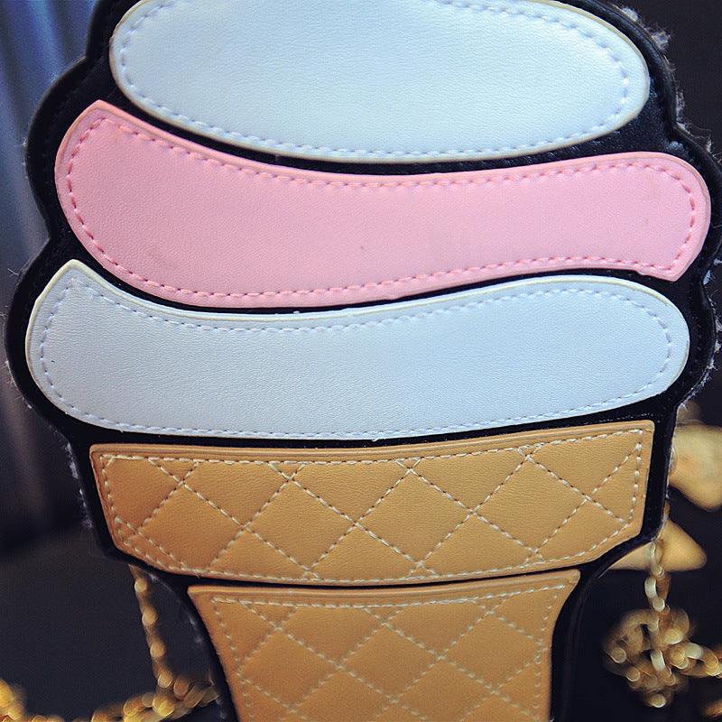 Ice cream cake shoulder bag