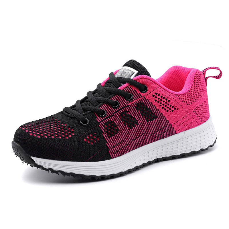 Casual student lace-up mesh women's shoes sneakers-Aria Doejay