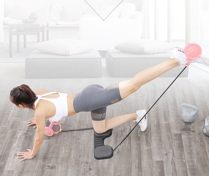 Abdominal Ring and Abdomen Fitness Equipment Household Curling Abdominal Tension Machine to Lose Weight and Slim Abdomen Artifact and Slim Waist and Arm Exercise-Aria Doejay