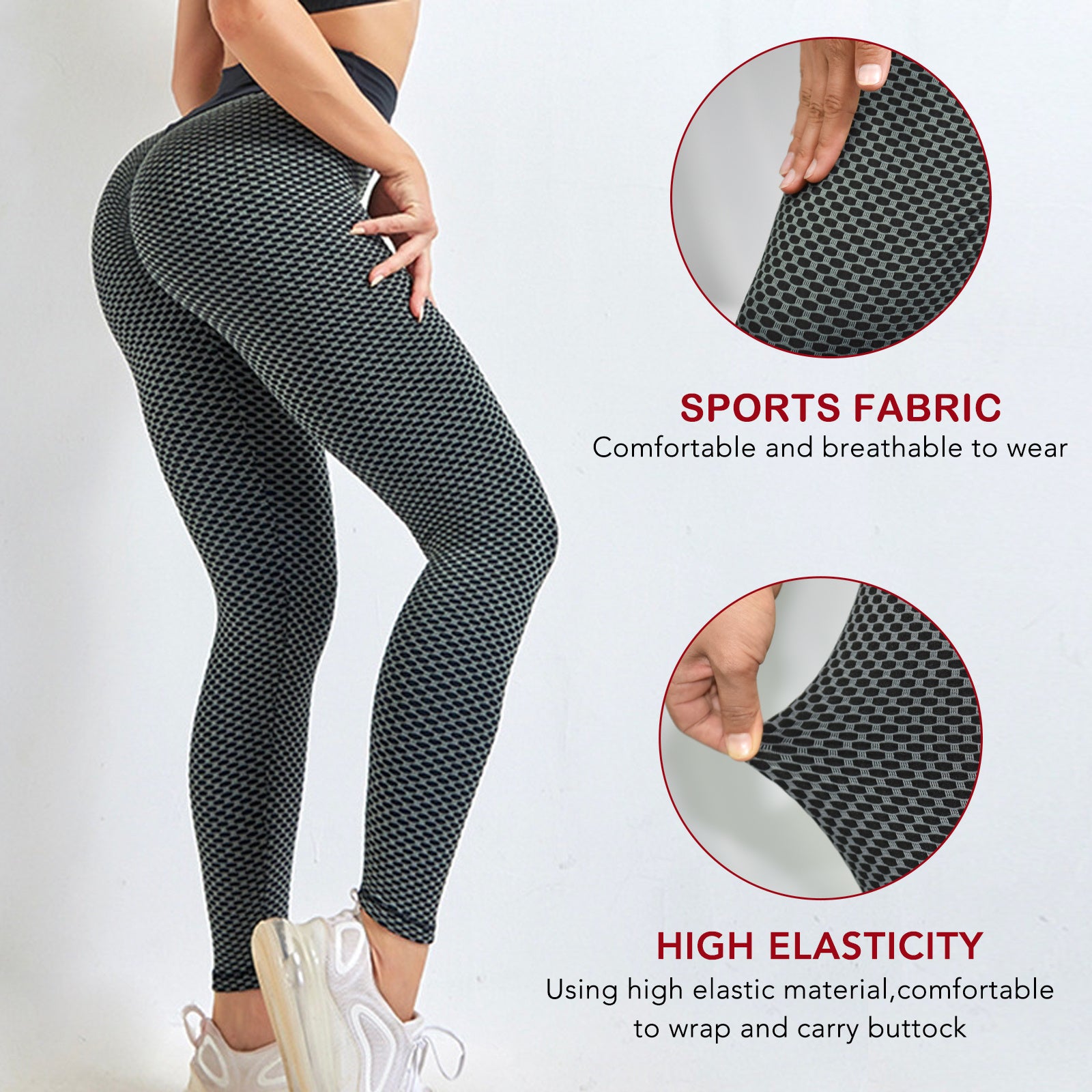 TIK Tok Leggings Women Butt Lifting Workout Tights Plus Size Sports High Waist Yoga Pants Small Amazon Banned-Aria Doejay