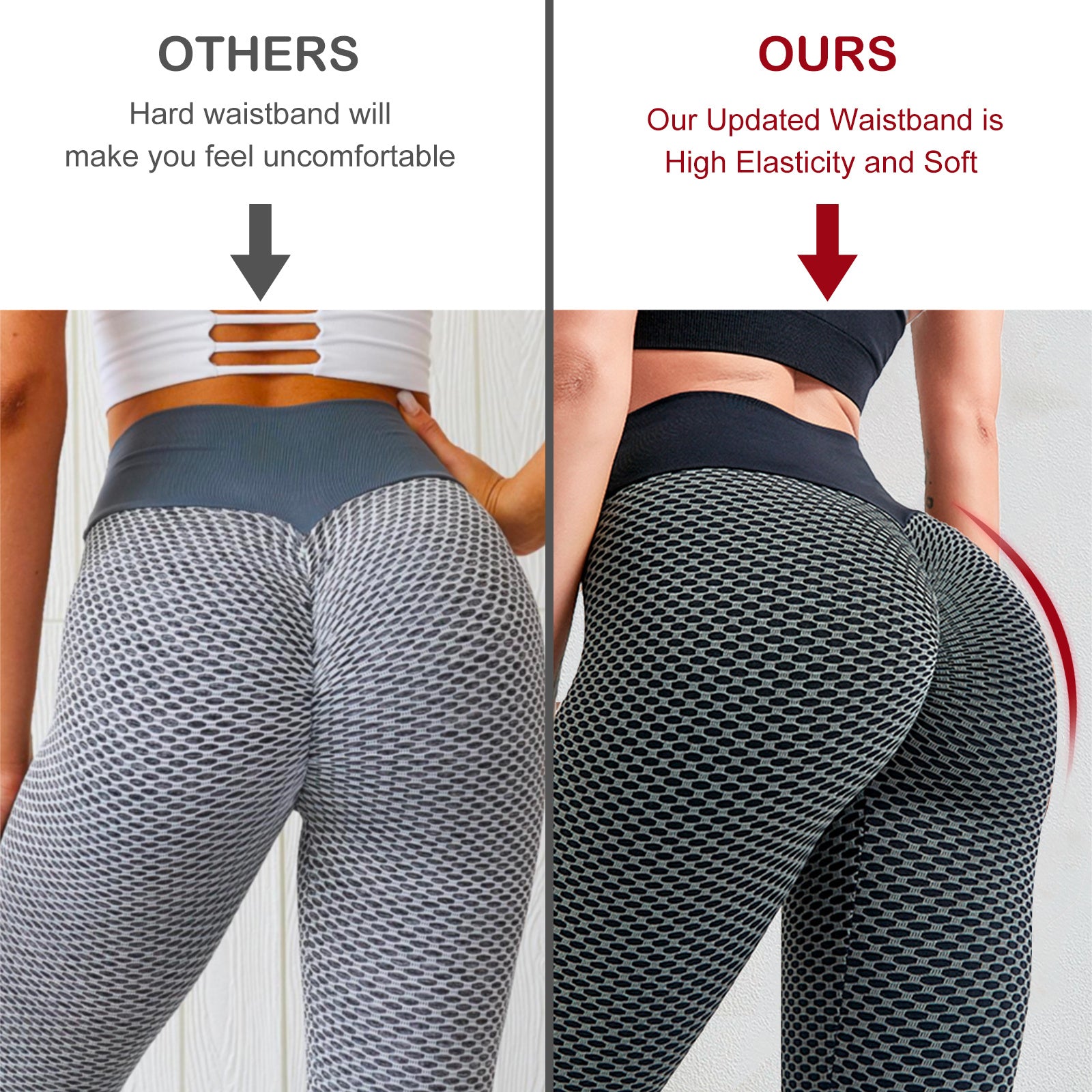 TIK Tok Leggings Women Butt Lifting Workout Tights Plus Size Sports High Waist Yoga Pants Small Amazon Banned-Aria Doejay