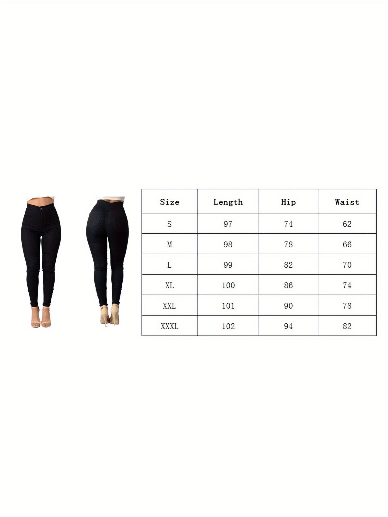 Women Pants, High Waist Leggings, Sexy Slim Pencil Skinny Pants Trousers, Solid Color Tummy Control Pants