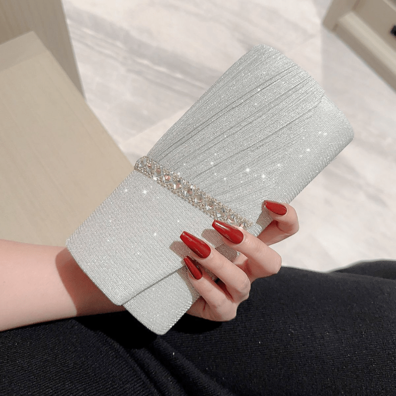 Mini Clutch Bag, Simple And Elegant Design Bag For Evening Party Or Formal Occasion