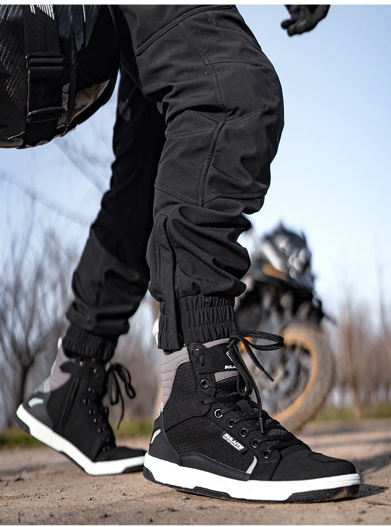 Motorcycle Boots Summer Breathable Drop-resistant Parkour Shoes-Aria Doejay