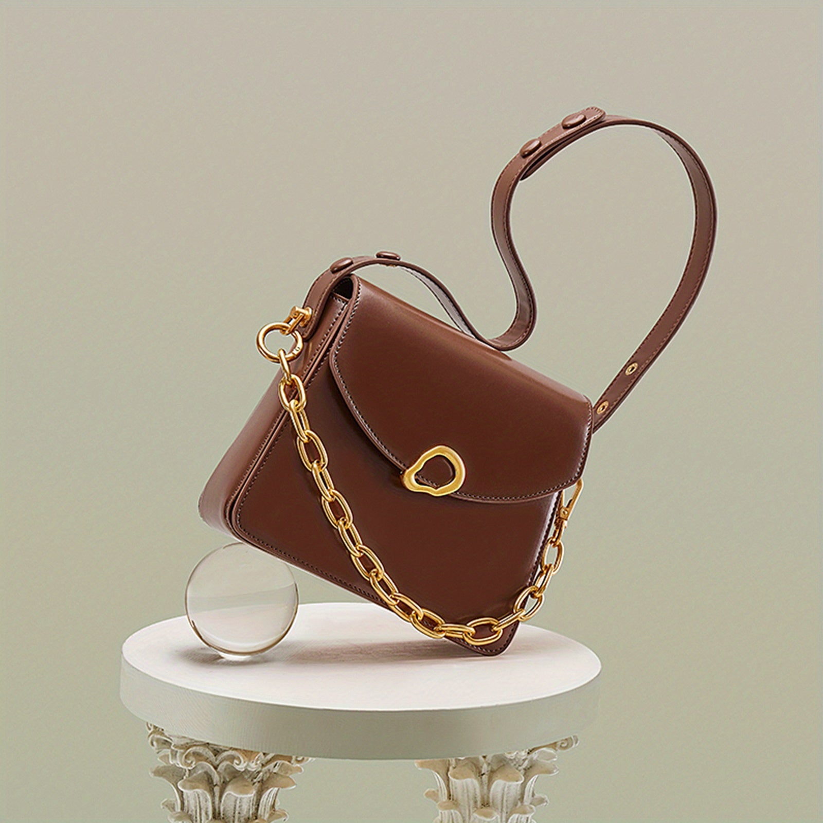 TOUTOU New High-grade Sense Of Temperament Versatile Small Handbag Armpit Bag Daily Commuting Shoulder Bag Female 4698