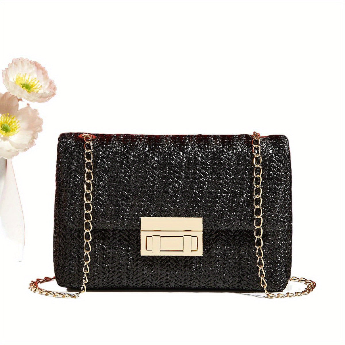 Elegant Women'S Chain Bag, Suitable For Formal Occasions And Parties