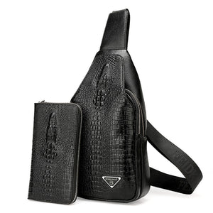 Men's  Pattern Chest Bag Fashion Men's Waist Bag Shoulder Bag