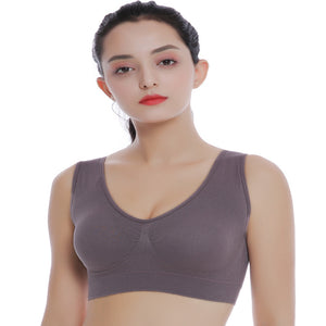 Plus Size Bras For Women Seamless Bra With Pads Big Size 5XL 6XL Bralette Push Up Brassiere Bra Vest-Aria Doejay