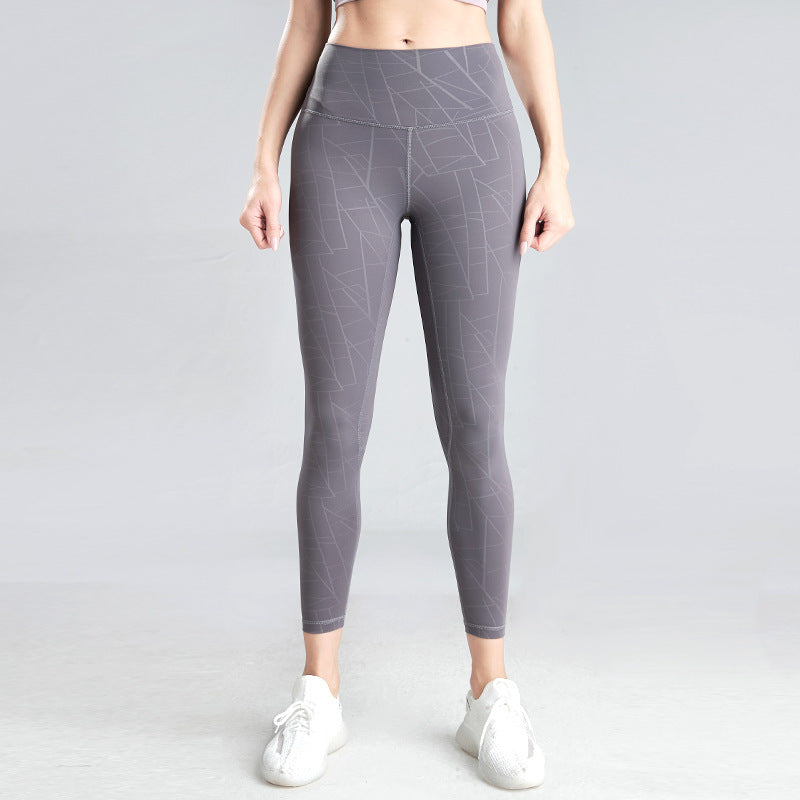 High waist female yoga pants leggings-Aria Doejay