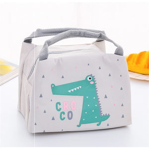 Portable Insulated Lunch Bag Box Picnic Tote Bag