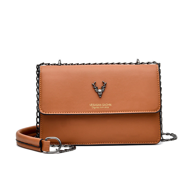 Fashion versatile chain messenger bag