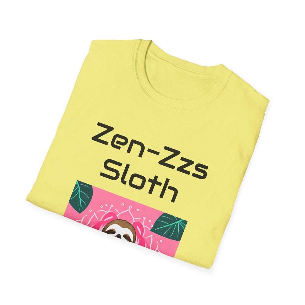 super comfy zen zzz sloth tee