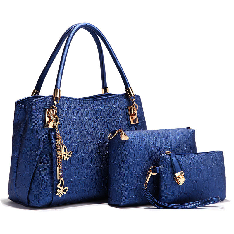 Three Piece Female Bag And Mother Bag Fashion Handbag Shoulder Bag