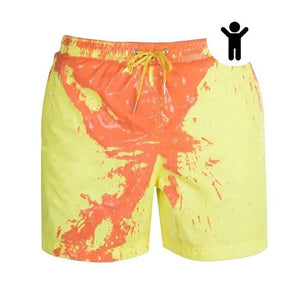 Magical Change Color Beach Shorts Summer Men Swimming Trunks Swimwear Swimsuit Quick Dry bathing shorts Beach Pant-Aria Doejay