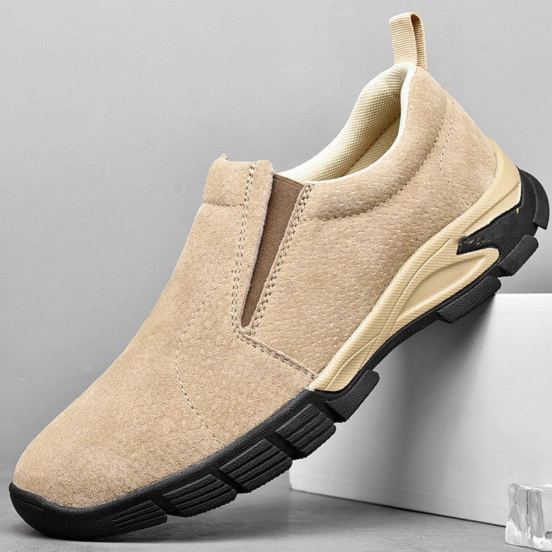 Men's Casual Suede Matte Breathable Leather Shoes