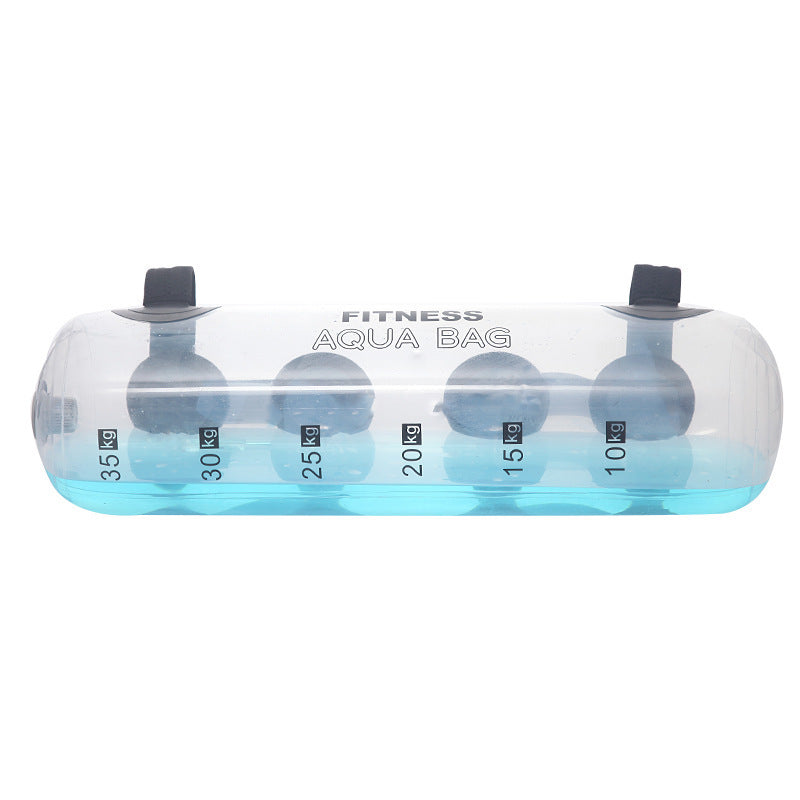 Transparent Cylindrical Weight-bearing Fitness Water Dumbbell Fitness Exercise Training Weightlifting Equipment-Aria Doejay