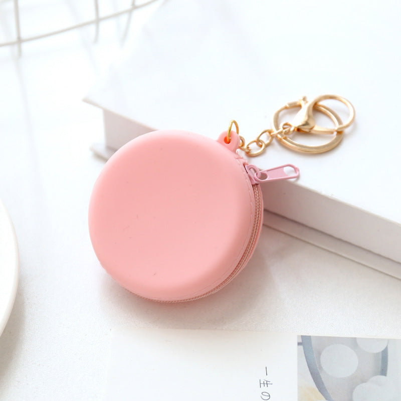 Cute Cartoon Round Silicone Coin Purse