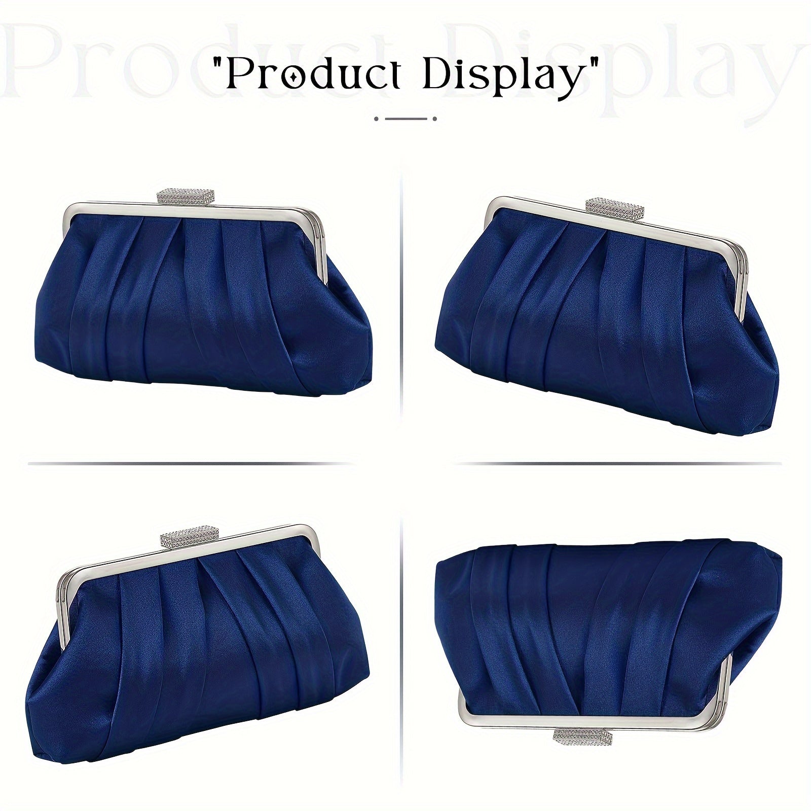 Elegant Velvet Clutch Handbag - Detachable Shoulder Strap, Polyester Lining, Simple Design, Stylish Evening Bag for Women - Perfect for Parties, Weddings, and Formal Events