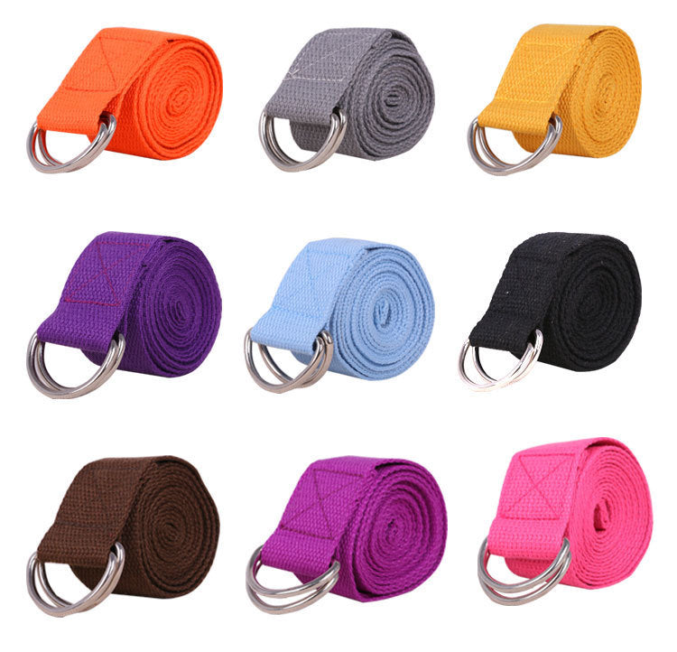 Pure Cotton Yoga Stretch Belt Fitness Tension Belt-Aria Doejay