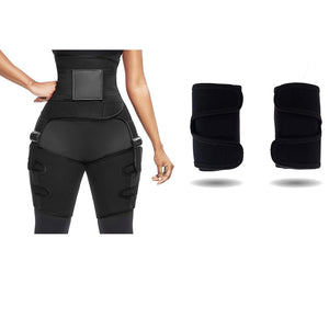 Sports Waist Belt Adjustable One-piece Girdle Leg Straps-Aria Doejay