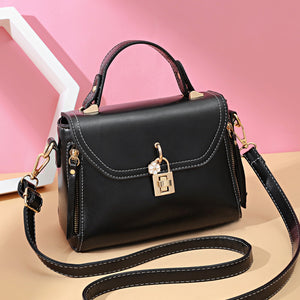 Simple And Versatile Retro Pu Leather Crossbody Bag