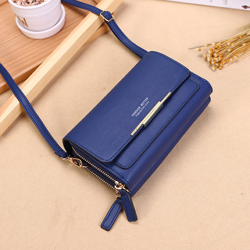 Mobile Phone Bag Women's Long Wallet Large Capacity Multifunctional Shoulder Crossbody Bags-Aria Doejay