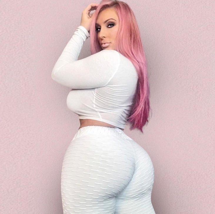 Booty Lifting Anti Cellulite Scrunch Leggings Without Pocket-Aria Doejay