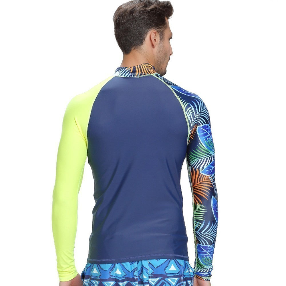 Men's Wetsuit Long-sleeved Sunscreen Swimsuit