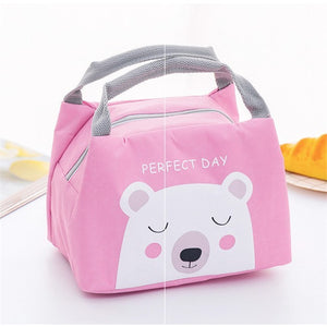 Portable Insulated Lunch Bag Box Picnic Tote Bag