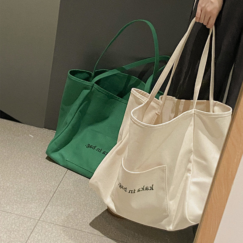 Ins Large Capacity Bag Shopping Bag Fashion Totes Versatile Shoulder Bag