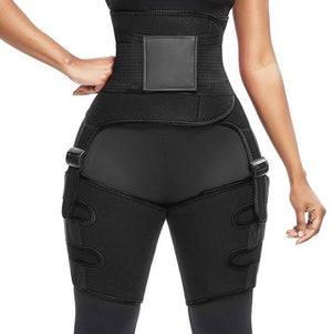 Sports Waist Belt Adjustable One-piece Girdle Leg Straps-Aria Doejay