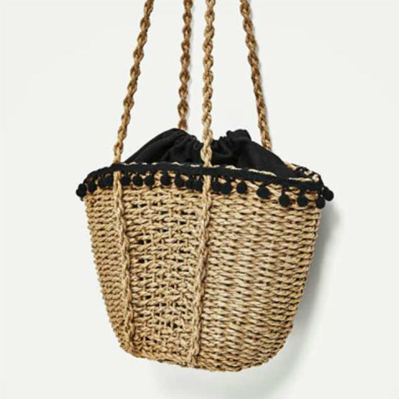 New Fashion All-match Straw Bag Single Shoulder