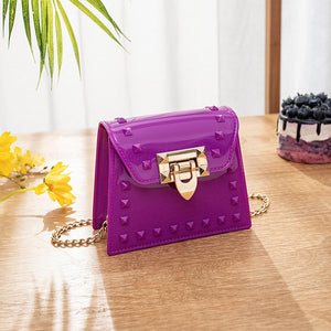 New PVC Candy Color One Shoulder Messenger Bag