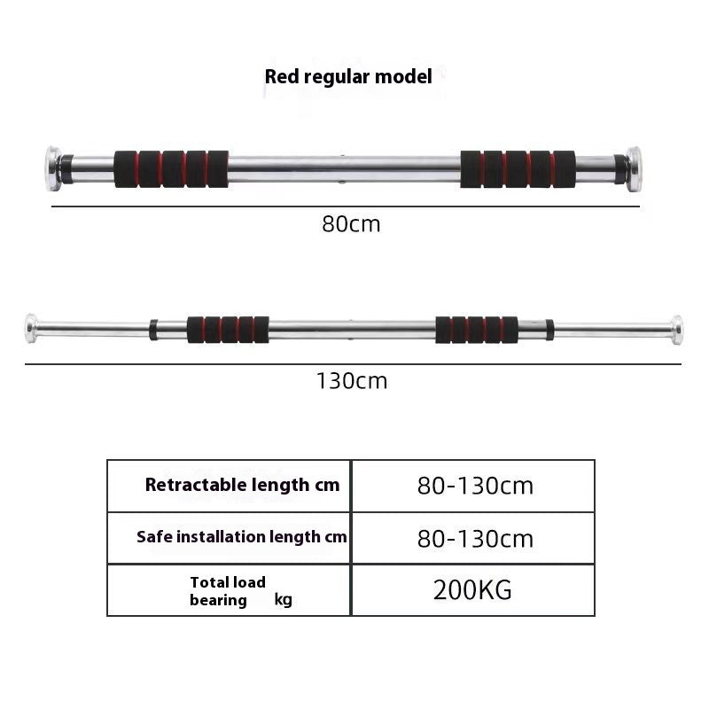 Indoor Punch-free Horizontal Bar On The Door Pull-up Fitness Equipment-Aria Doejay