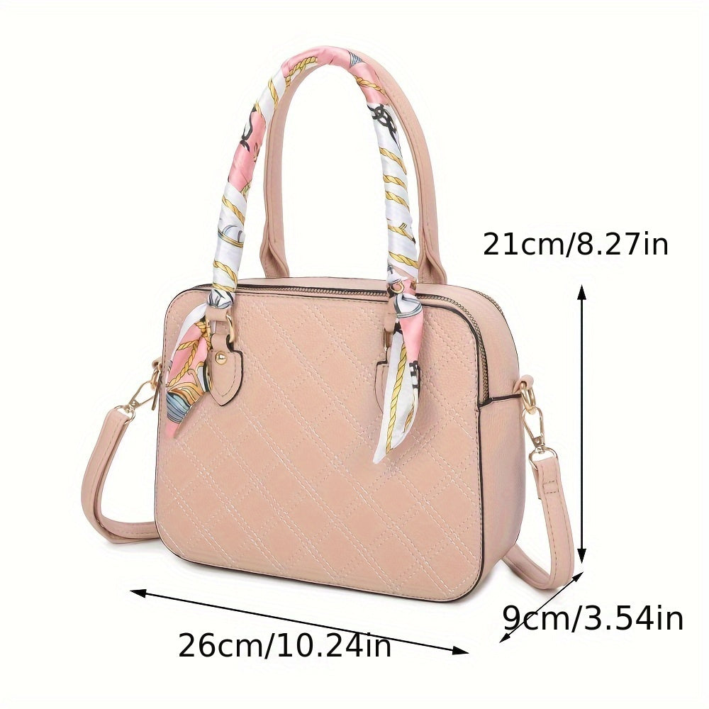 Purses For Women Fashion Handbag Set Tote Bags Shoulder Bag Top Handle Satchel Bags Purse For Women Trendy Ladies Shoulder Bag With Chain Designer Purses