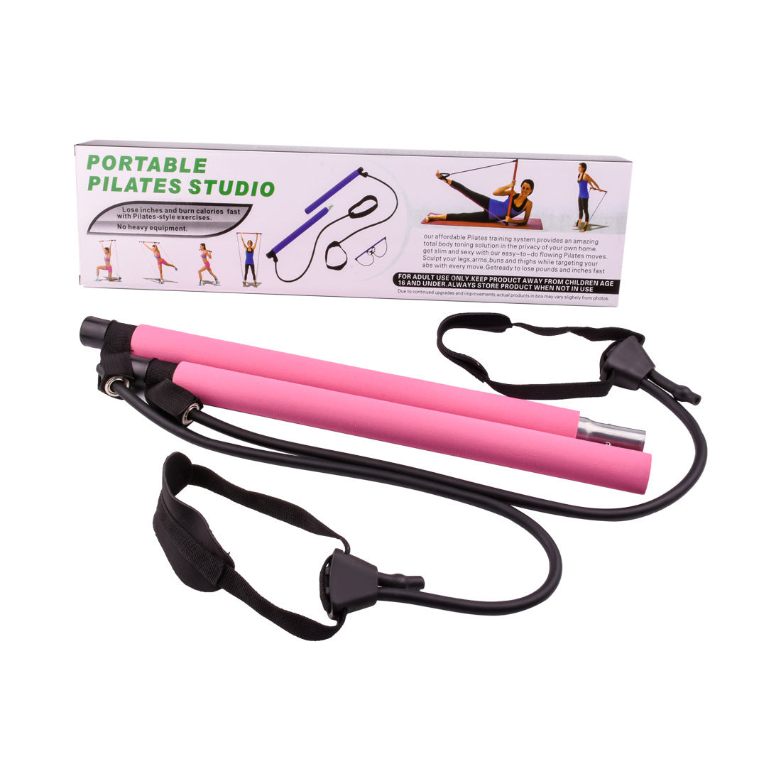 Multifunctional Yoga Rally Bar Chest Expander Arm Strength Bar Squat Rally Bar Fitness Equipment