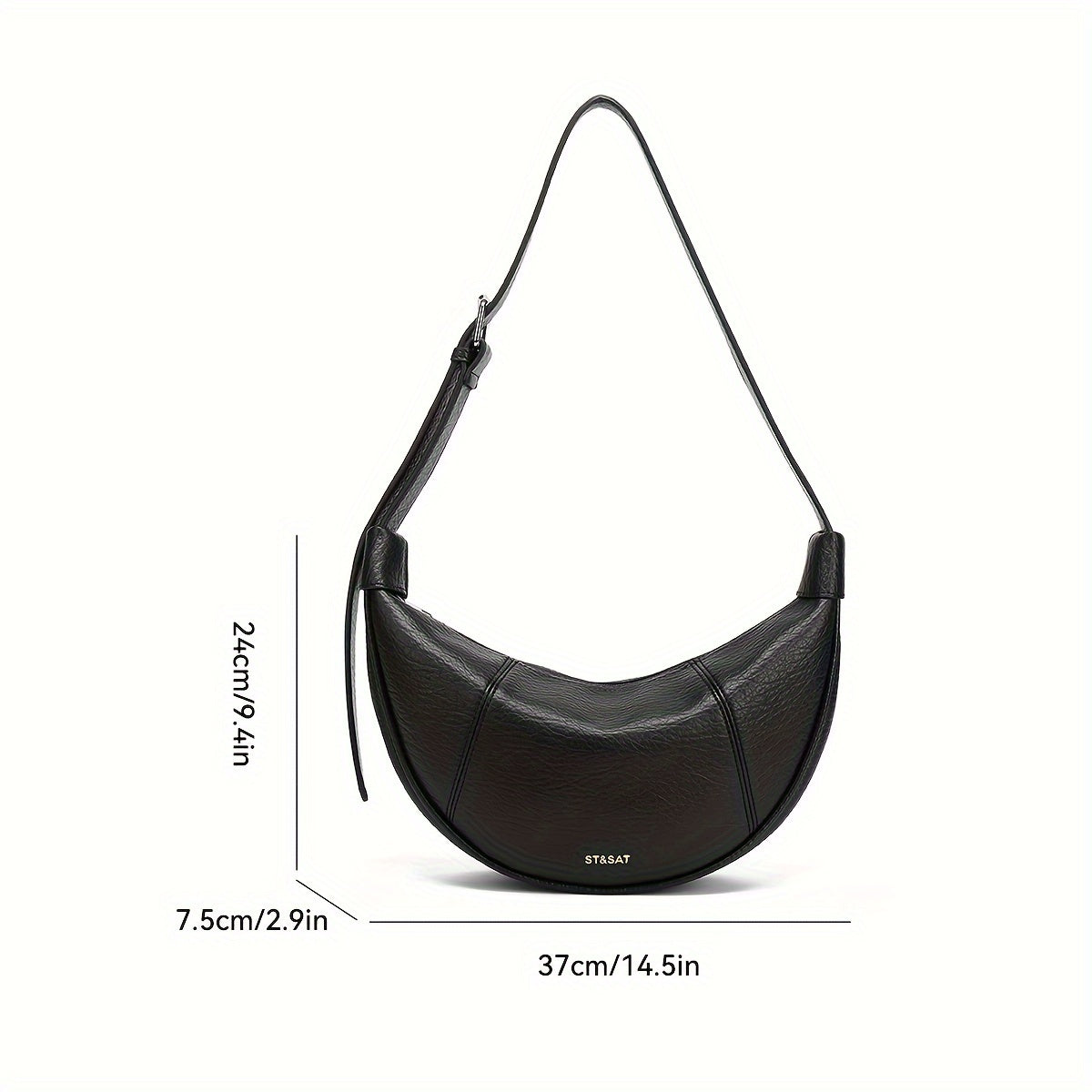 Large Capacity Single Shoulder Armpit Bag, Crescent Bag, Crossbody Bag