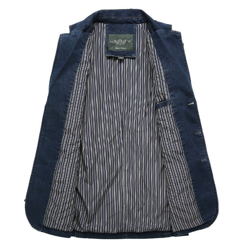 Men's Denim Suits, Men's Cotton Denim, Konishi Decoration-Aria Doejay