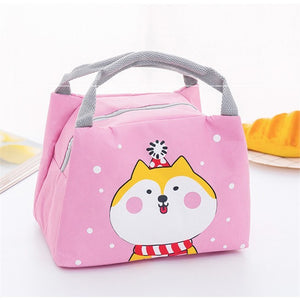 Portable Insulated Lunch Bag Box Picnic Tote Bag