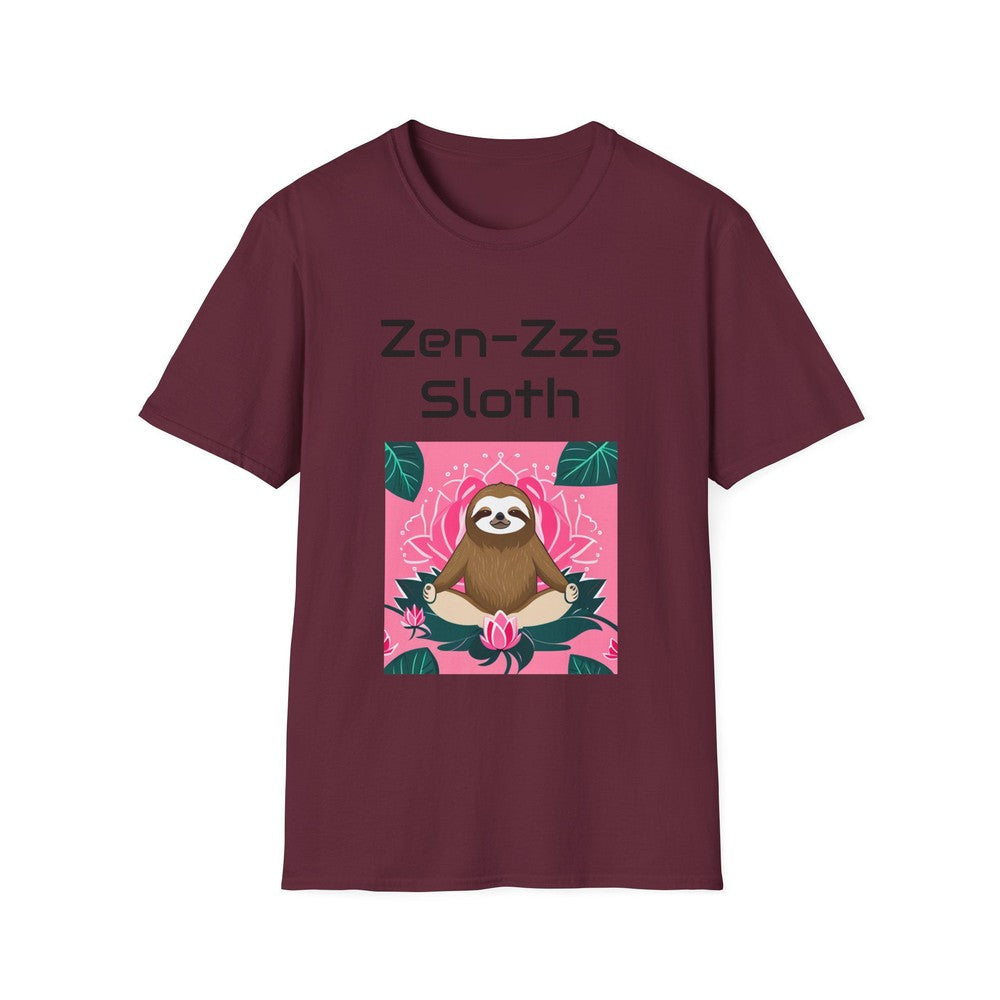 super comfy zen zzz sloth tee