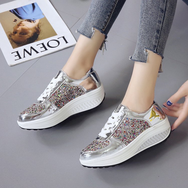 New sequin sneakers-Aria Doejay