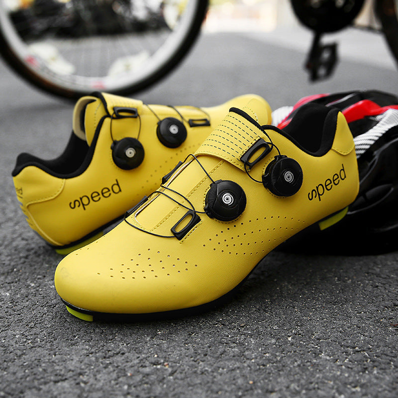 New Men's And Women's Road Bike Power Shoes With Lock