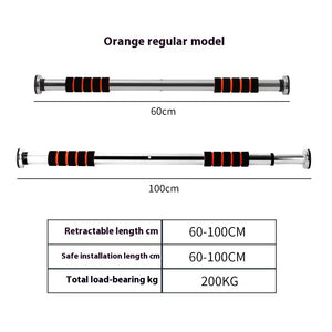 Indoor Punch-free Horizontal Bar On The Door Pull-up Fitness Equipment-Aria Doejay